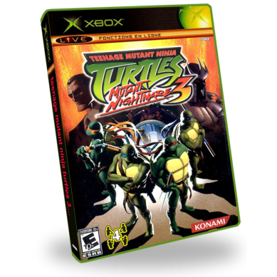 Teenage Mutant Ninja Turtles 3 Mutant Nightmare3D Boxes Italic